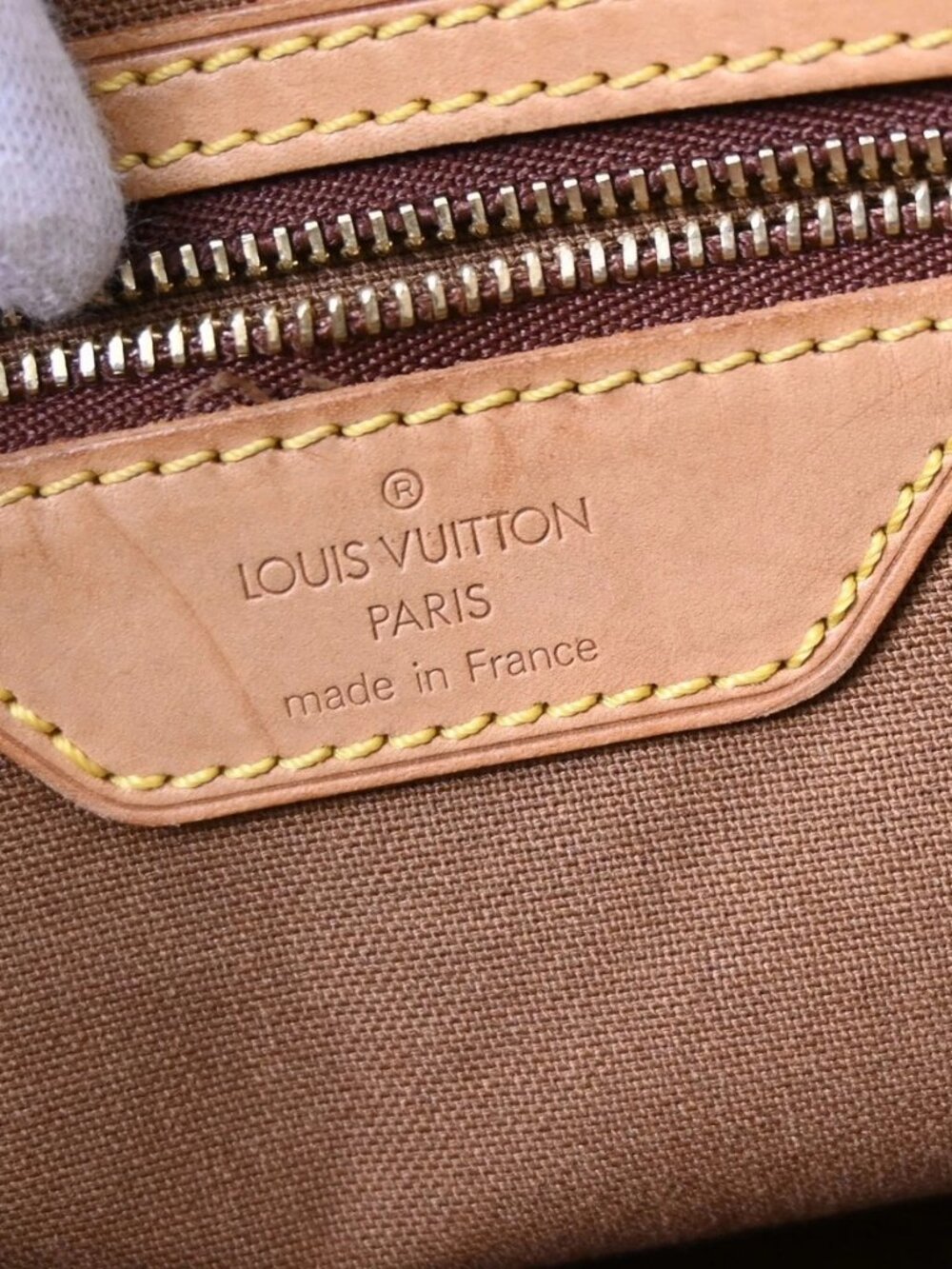 BUYIT01 LOUIS VUITTON CABAS MEZZO HAND TOTE BAG MONOGRAM M51151 AR1929 YQ05698 - Picture 9 of 12